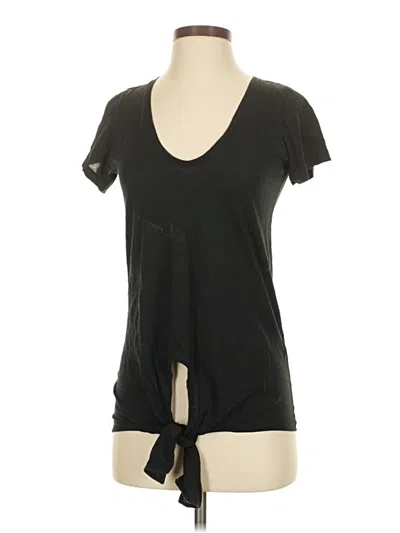 Pre-owned French Connection Short Sleeve T-shirt In Black