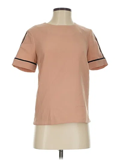 Pre-owned French Connection Short Sleeve T-shirt In Brown