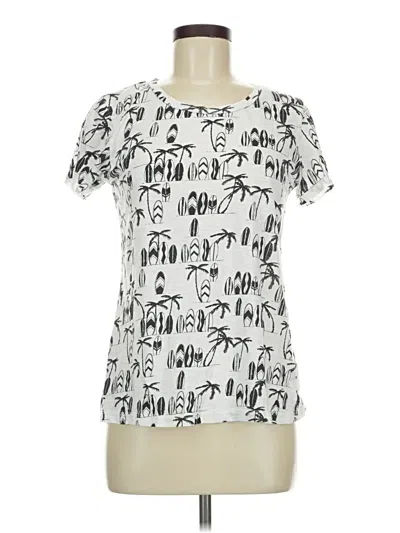 Pre-owned French Connection Short Sleeve T-shirt In White