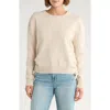 French Connection Side Drawstring Tie Sweater In Neutral