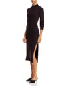 FRENCH CONNECTION SIDE SLIT SWEATER DRESS