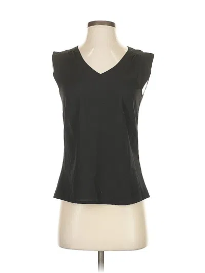 Pre-owned French Connection Sleeveless Blouse In Black