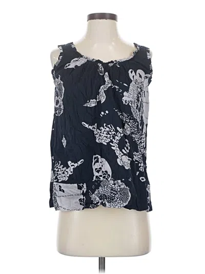 Pre-owned French Connection Sleeveless Blouse In Black