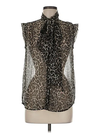 Pre-owned French Connection Sleeveless Blouse In Black
