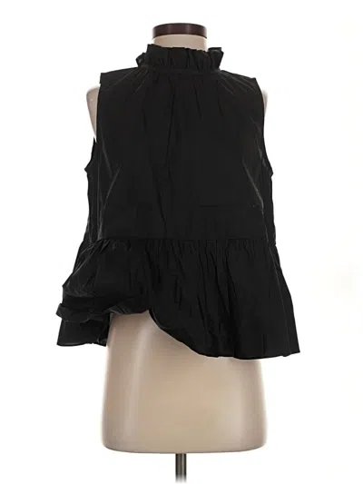 Pre-owned French Connection Sleeveless Blouse In Black
