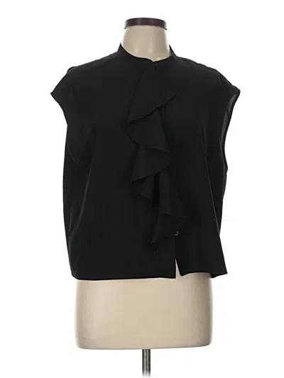 Pre-owned French Connection Sleeveless Blouse In Black