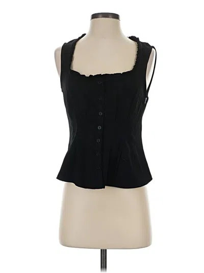 Pre-owned French Connection Sleeveless Blouse In Black