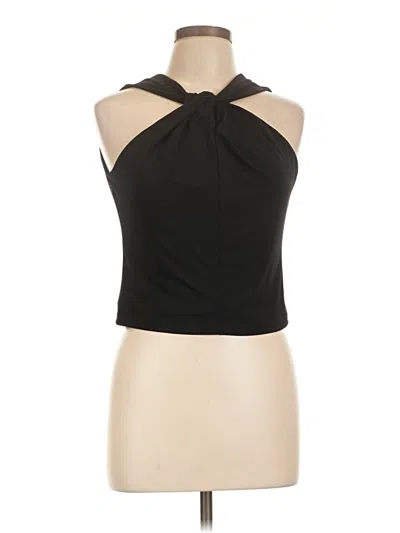 Pre-owned French Connection Sleeveless Blouse In Black