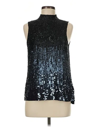 Pre-owned French Connection Sleeveless Blouse In Black