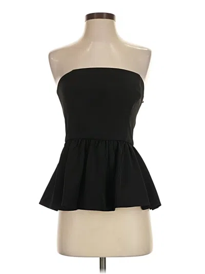 Pre-owned French Connection Sleeveless Blouse In Black