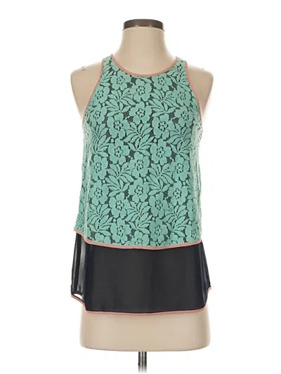 Pre-owned French Connection Sleeveless Blouse In Blue