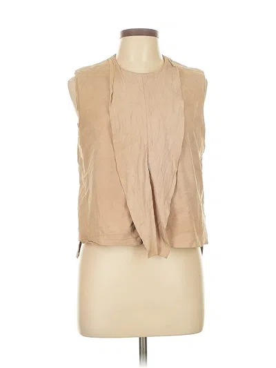 Pre-owned French Connection Sleeveless Blouse In Brown