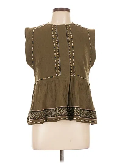 Pre-owned French Connection Sleeveless Blouse In Brown