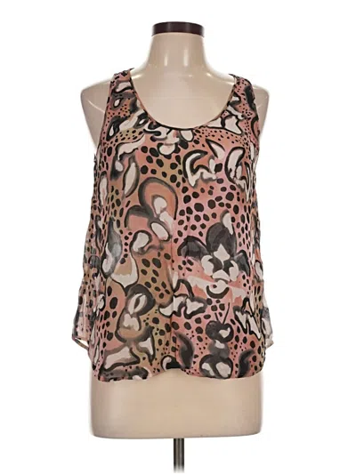 Pre-owned French Connection Sleeveless Blouse In Brown