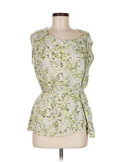 Pre-owned French Connection Sleeveless Blouse In Green
