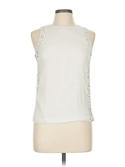 Pre-owned French Connection Sleeveless Blouse In Ivory