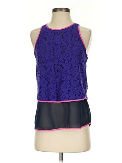 Pre-owned French Connection Sleeveless Blouse In Purple