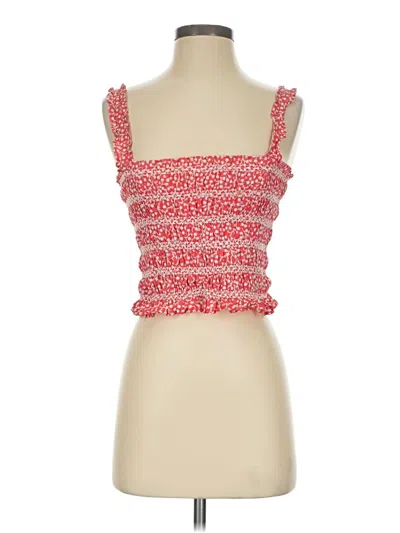Pre-owned French Connection Sleeveless Blouse In Red