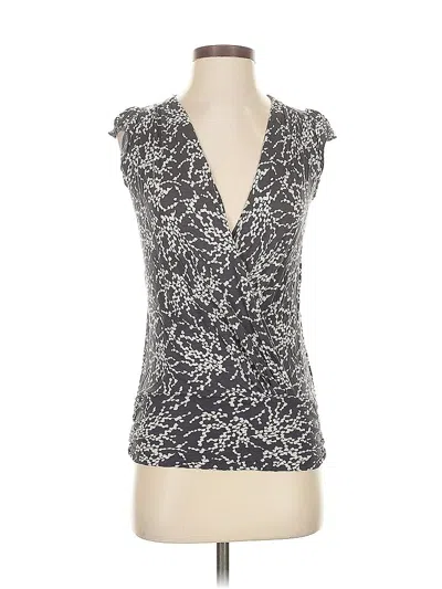 Pre-owned French Connection Sleeveless Blouse In Silver