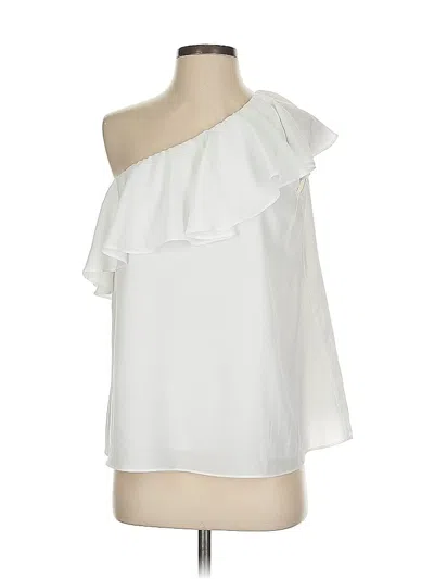 Pre-owned French Connection Sleeveless Blouse In White