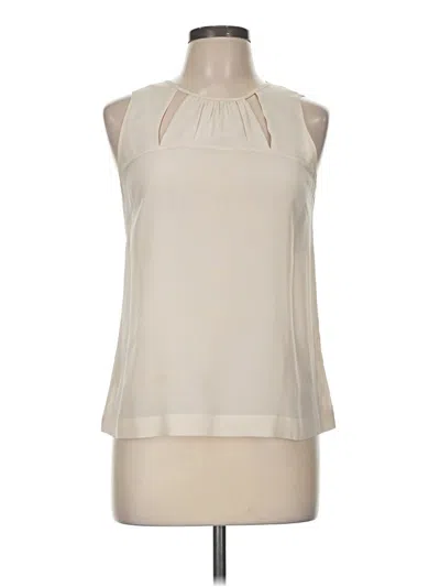 Pre-owned French Connection Sleeveless Blouse In White