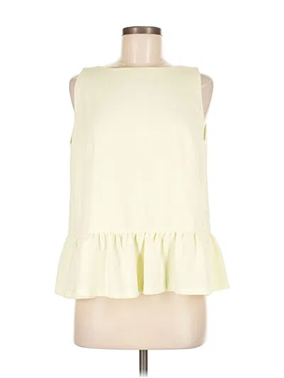 Pre-owned French Connection Sleeveless Blouse In Yellow