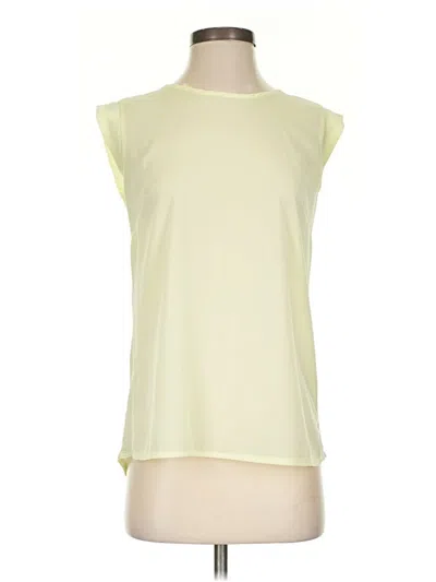 Pre-owned French Connection Sleeveless Blouse In Yellow