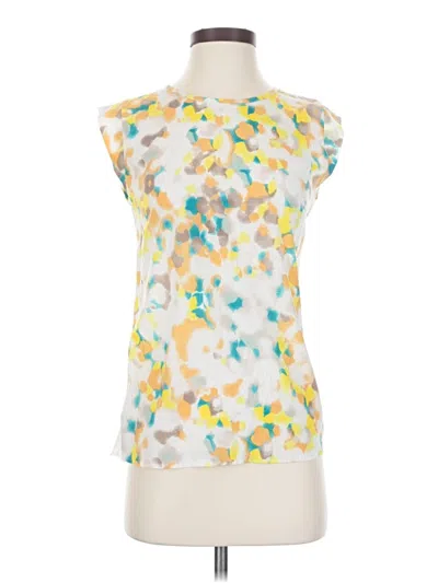 Pre-owned French Connection Sleeveless Blouse In Yellow