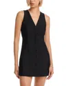 French Connection Sleeveless Mini Dress In Black