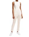 French Connection Sleeveless Sundae Lula Stretch Jumpsuit In Pink In Pink