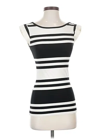 Pre-owned French Connection Sleeveless Top Black Boatneck Tops