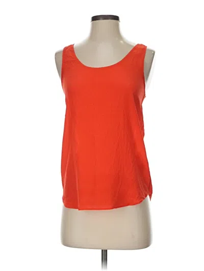 Pre-owned French Connection Sleeveless Top Orange Scoop Neck Tops