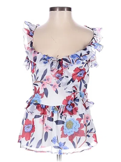 Pre-owned French Connection Sleeveless Top White Sweetheart Neckline Tops