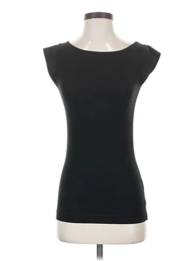 Pre-owned French Connection Sleeveless T-shirt In Black