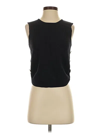 Pre-owned French Connection Sleeveless T-shirt In Black