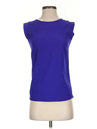Pre-owned French Connection Sleeveless T-shirt In Purple