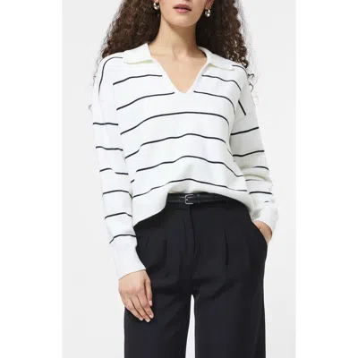 FRENCH CONNECTION FRENCH CONNECTION SLOANE STRIPE PULLOVER