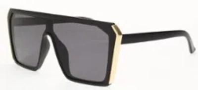French Connection Smoke Shield Ladies Sunglasses 10270290.cgr Blksmk In Black