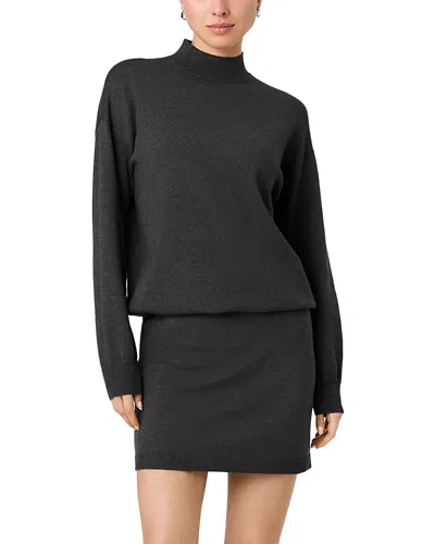 French Connection Soft Knit Mini Dress In Black