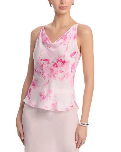 French Connection Sophie Fleur Oona Cowlneck Top In Multi