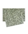 French Connection Space Dye Chunky Chenille 2-pc. Bath Rug Set In Green