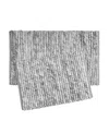French Connection Space Dye Chunky Chenille 2-pc. Bath Rug Set In Gray