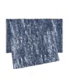 French Connection Space Dye Chunky Chenille 2-pc. Bath Rug Set In Blue