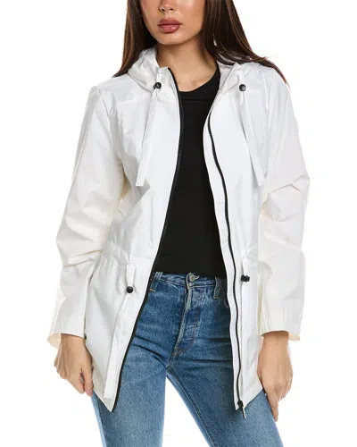 French Connection Stretch Rain Anorak In White