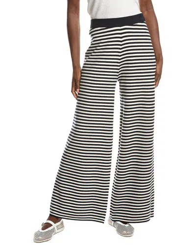 French Connection Stripe Ribbed Pant In Multi