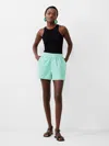 French Connection Pull On Shorts In Green