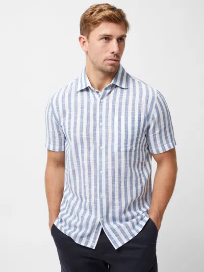 French Connection Striped Short Sleeve Shirt  Tops