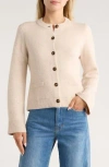 French Connection Structured Cardigan In Brown