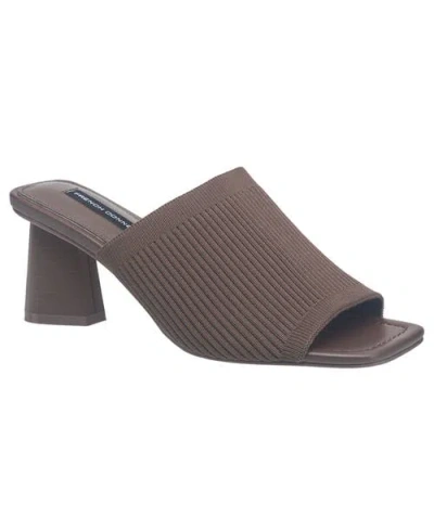 French Connection Styles Knit Stretch Mule In Brown