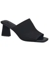 French Connection Women's Knit Styles Slip On Block Heel Sandal